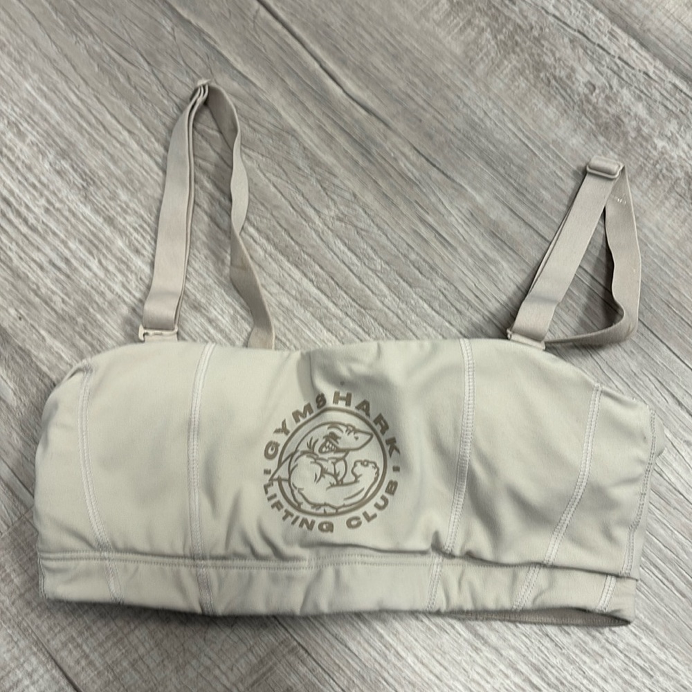 Gymshark Bandeau Logo Sports Bra XS